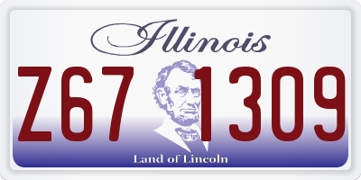IL license plate Z671309