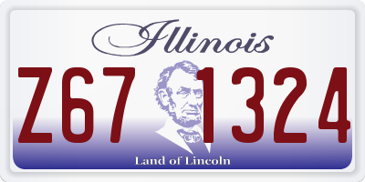 IL license plate Z671324