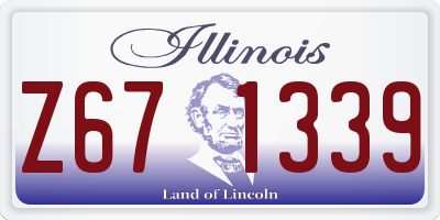 IL license plate Z671339
