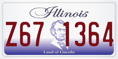 IL license plate Z671364
