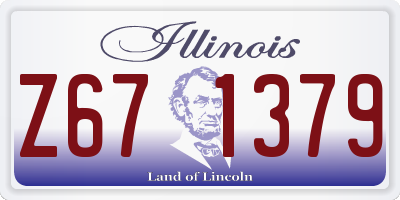 IL license plate Z671379