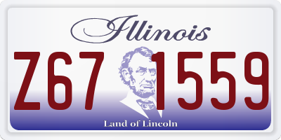 IL license plate Z671559
