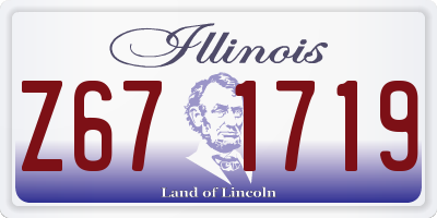 IL license plate Z671719