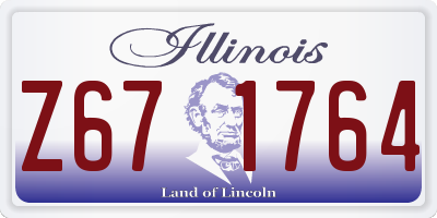 IL license plate Z671764