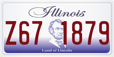 IL license plate Z671879