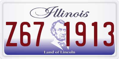 IL license plate Z671913