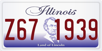 IL license plate Z671939