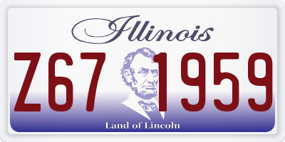 IL license plate Z671959