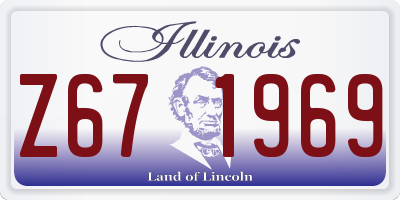 IL license plate Z671969