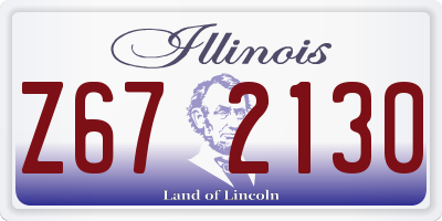 IL license plate Z672130