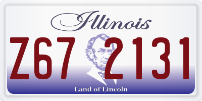 IL license plate Z672131