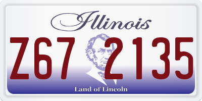 IL license plate Z672135