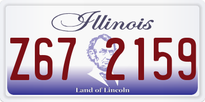 IL license plate Z672159