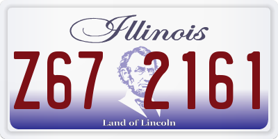 IL license plate Z672161