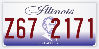 IL license plate Z672171