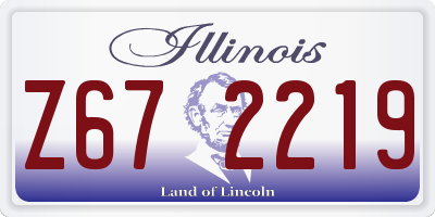 IL license plate Z672219