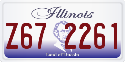 IL license plate Z672261