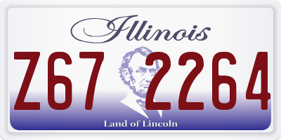 IL license plate Z672264