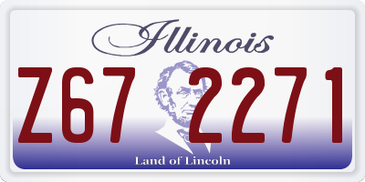 IL license plate Z672271