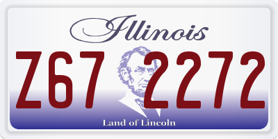 IL license plate Z672272