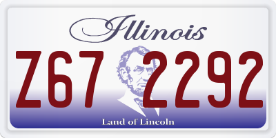 IL license plate Z672292