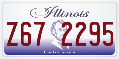 IL license plate Z672295