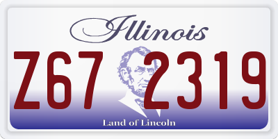 IL license plate Z672319