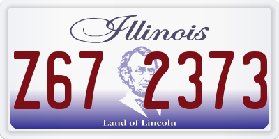 IL license plate Z672373
