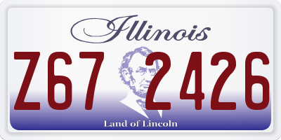 IL license plate Z672426