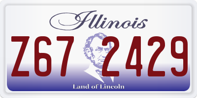 IL license plate Z672429