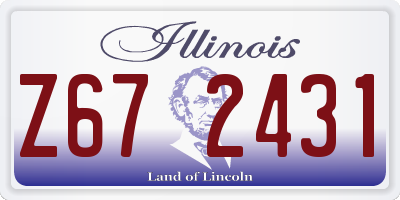IL license plate Z672431