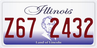 IL license plate Z672432