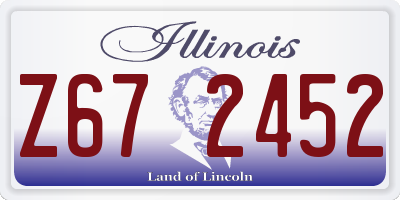 IL license plate Z672452