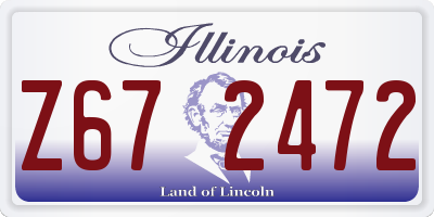 IL license plate Z672472