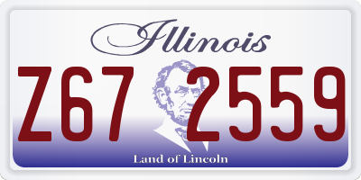 IL license plate Z672559
