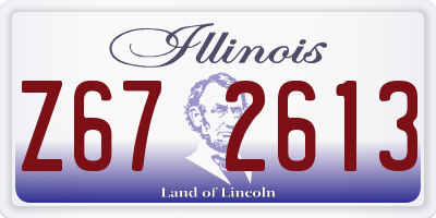 IL license plate Z672613