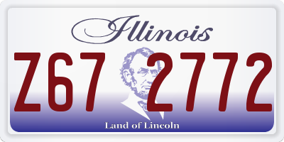 IL license plate Z672772
