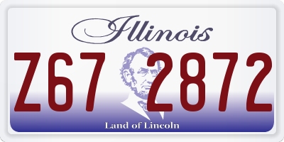 IL license plate Z672872