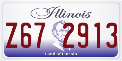IL license plate Z672913