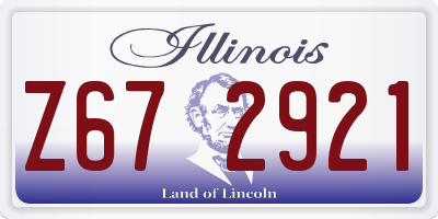 IL license plate Z672921