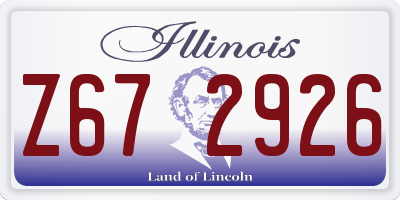 IL license plate Z672926