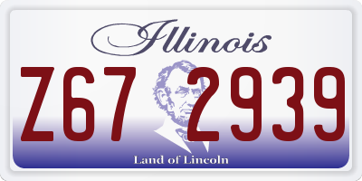 IL license plate Z672939