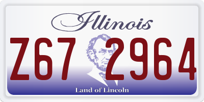 IL license plate Z672964