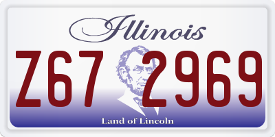 IL license plate Z672969