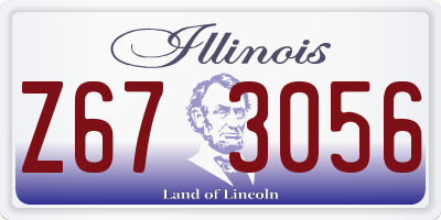 IL license plate Z673056