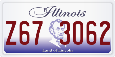 IL license plate Z673062