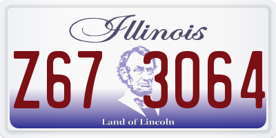 IL license plate Z673064