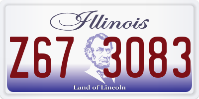 IL license plate Z673083