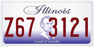 IL license plate Z673121