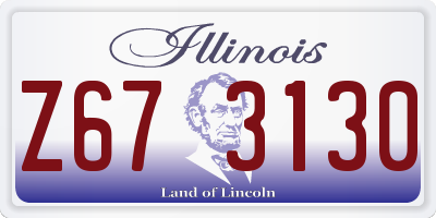 IL license plate Z673130
